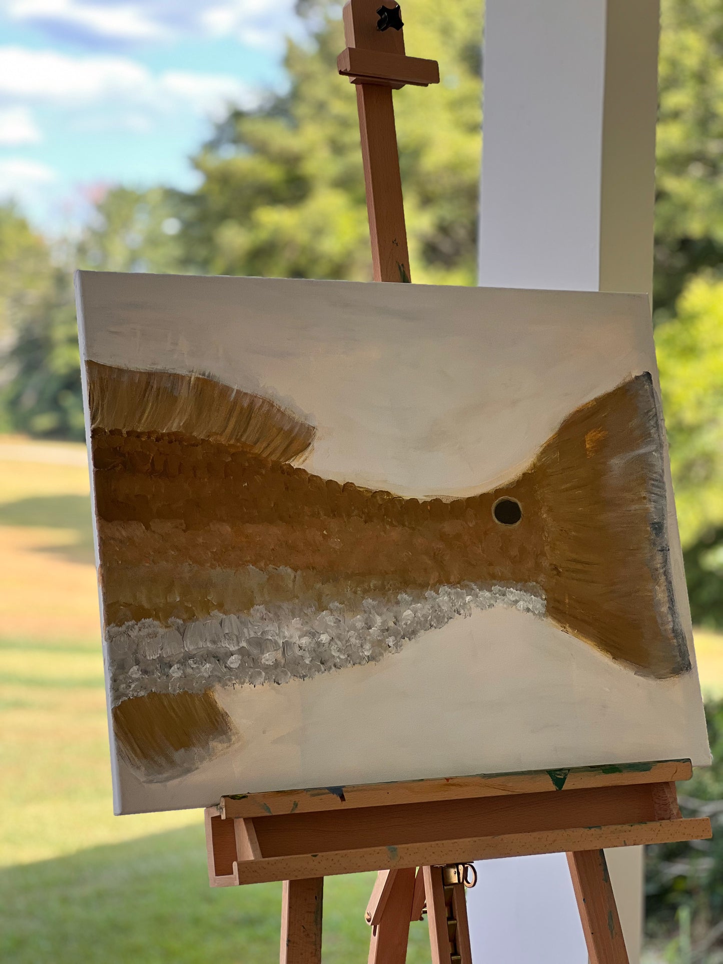 Red Fish Painting