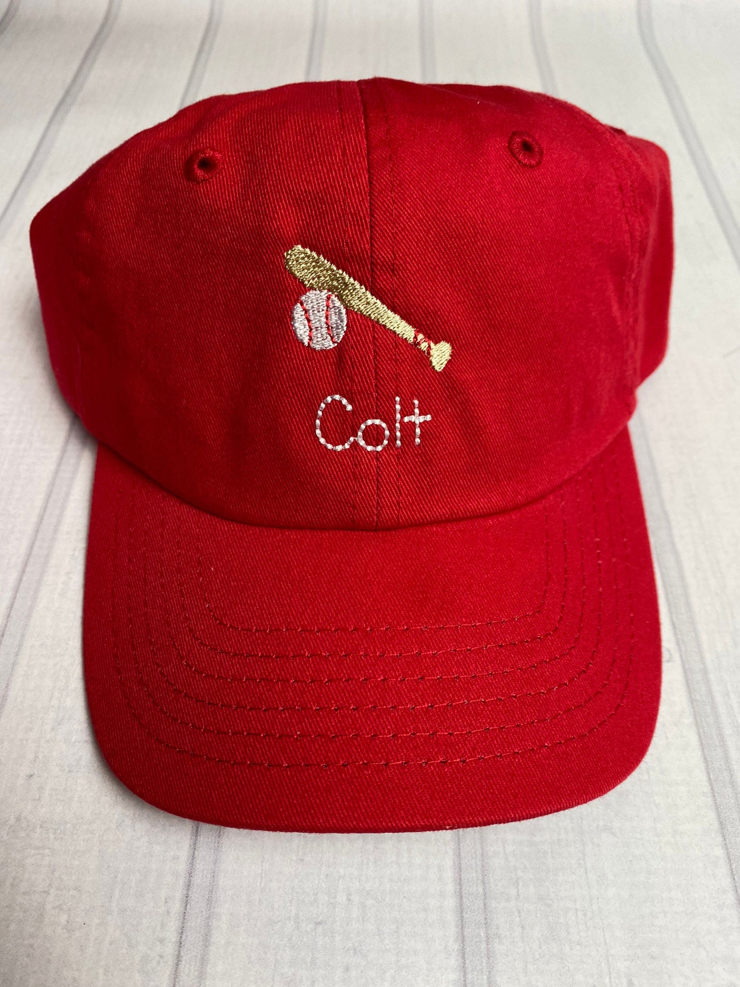 Embroidered Toddler Hat, Personalized Baseball Hat, Baseball Cap, Birthday Gift for Children