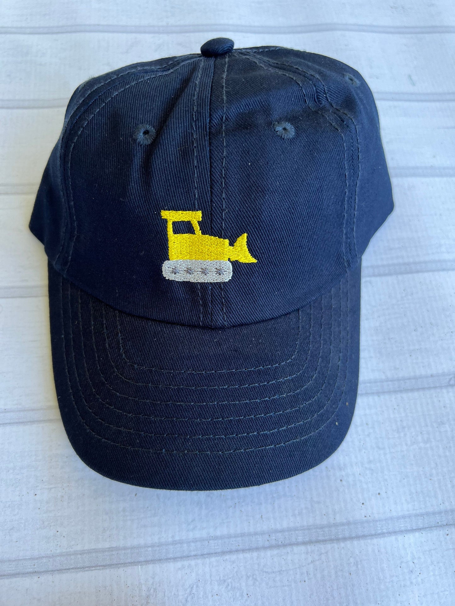Toddler Construction Hat, Infant Bulldozer Baseball Cap, Personalized Construction Hat, Birthday Gift for Children