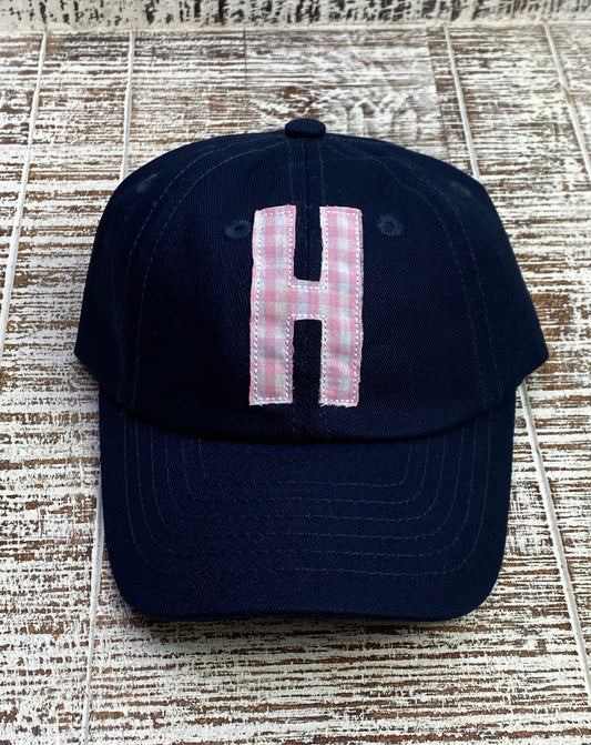 Embroidered Toddler Hat, Personalized initial Hat, Baseball Cap, Birthday Gift for Children