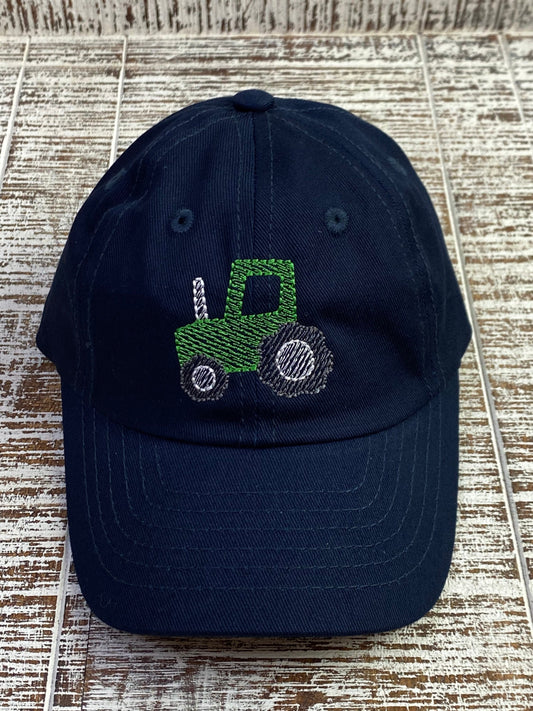 Embroidered Toddler Hat, Personalized Tractor Hat, Baseball Cap, Birthday Gift for Children