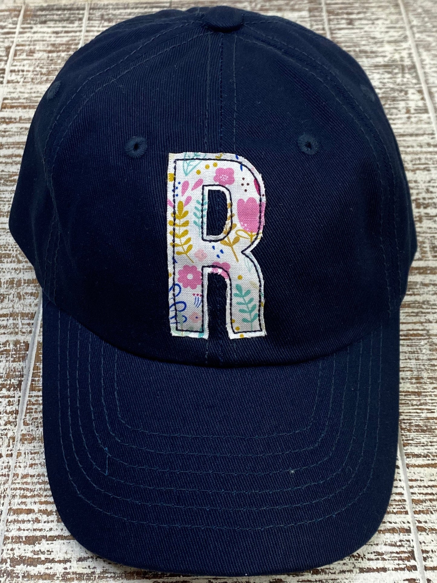 Embroidered Toddler Hat, Personalized initial Hat, Baseball Cap, Birthday Gift for Children
