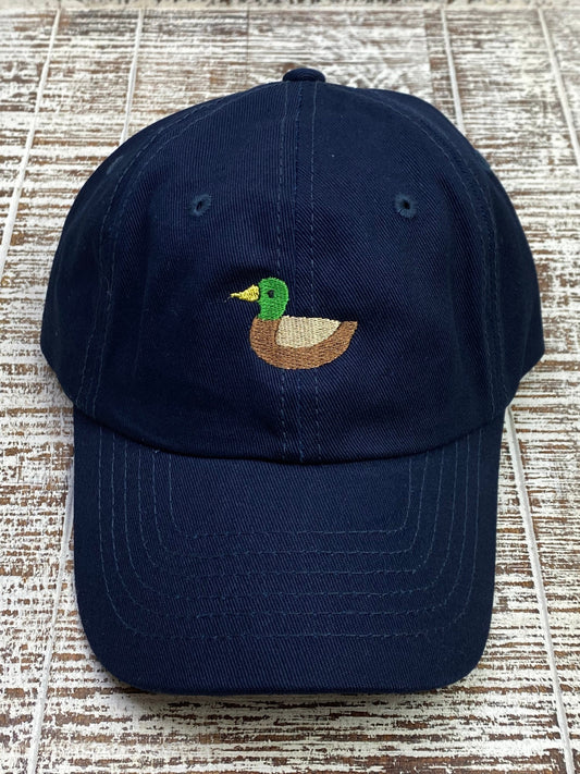 Embroidered Toddler Hat, Personalized Duck Hat, Baseball Cap, Birthday Gift for Boy