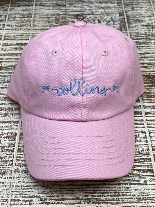 Embroidered Toddler Hat, Personalized Hat, Birthday Gift for Children